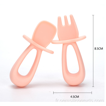 Cuillère et fourchette de formation anti-starter gratuité BPA